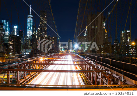 Night Brooklyn Bridge 20384031
