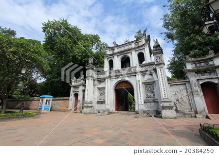 Van Mieu temple of Literature entrance in Hanoi Van Mieu temple of Literature entrance in Hanoi 20384250