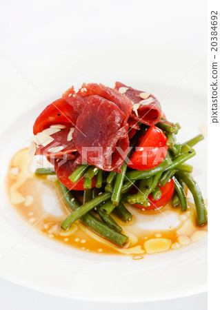 salad with green beans salad with green beans 20384692