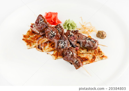 beef on skewers 20384803