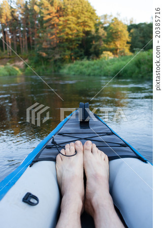 kayak on a small river 20385716