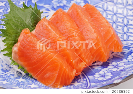 Salmon sashimi Salmon sashimi 20386592