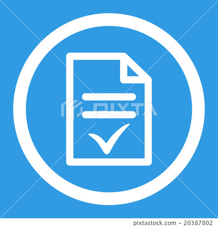 Valid Document Rounded Vector Icon Valid Document Rounded Vector Icon 20387802