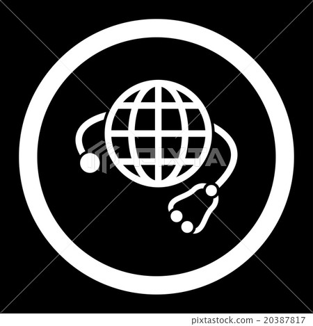 Global Medicine Rounded Vector Icon Global Medicine Rounded Vector Icon 20387817