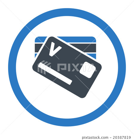 Banking Cards Rounded Vector Icon Banking Cards Rounded Vector Icon 20387819