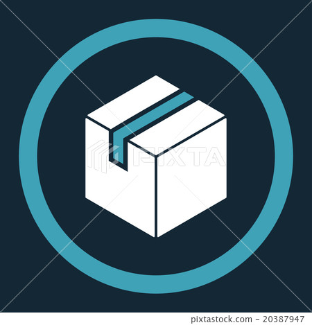 Package Rounded Vector Icon - Stock Illustration [20387947] - PIXTA