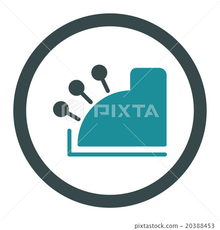 Cash Machine Rounded Vector Icon - Stock Illustration [20388453] - PIXTA