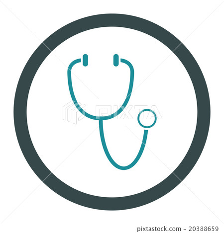 Stethoscope Rounded Vector Icon 20388659