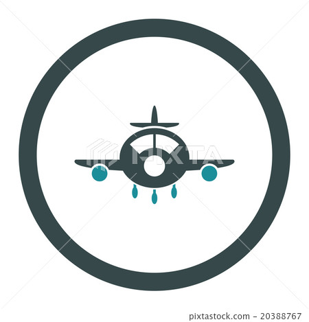 Aircraft Rounded Vector Icon - Stock Illustration [20388767] - PIXTA