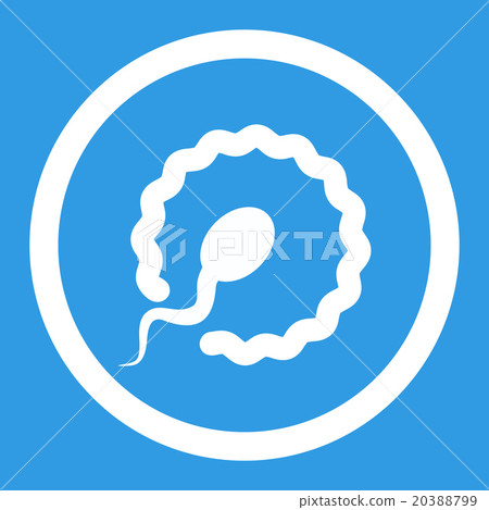 Insemination Rounded Vector Icon 20388799