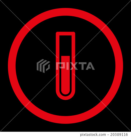 Test Tube Rounded Vector Icon Test Tube Rounded Vector Icon 20389116