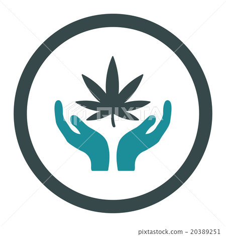 Cannabis Care Rounded Vector Icon Cannabis Care Rounded Vector Icon 20389251