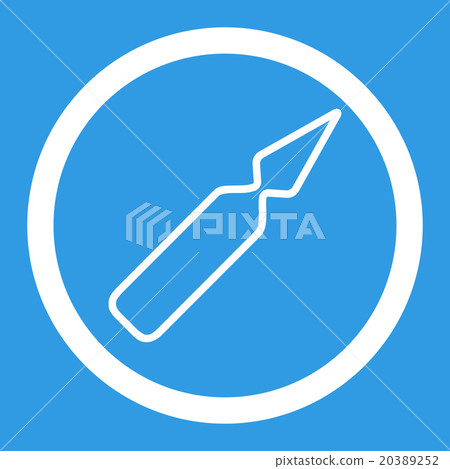 Empty Ampoule Rounded Vector Icon Empty Ampoule Rounded Vector Icon 20389252