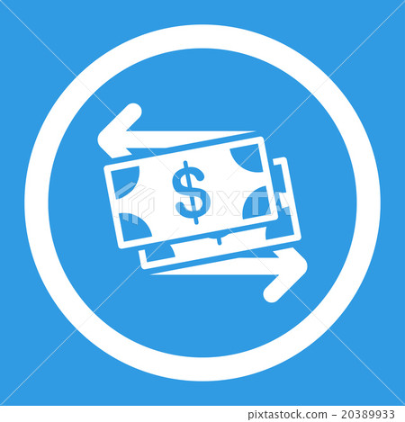 Money Exchange Rounded Vector Icon 20389933