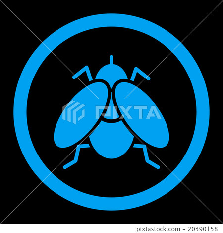 Fly Rounded Vector Icon Fly Rounded Vector Icon 20390158