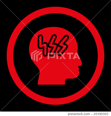 Headache Rounded Vector Icon Headache Rounded Vector Icon 20390303