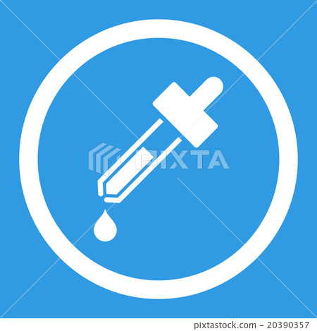 Dropper Rounded Vector Icon Dropper Rounded Vector Icon 20390357