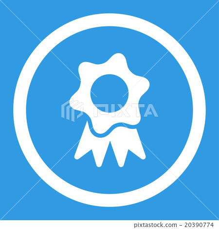 Award Seal Rounded Vector Icon - Stock Illustration [20390774] - PIXTA