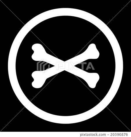 Bones Rounded Vector Icon Bones Rounded Vector Icon 20390876