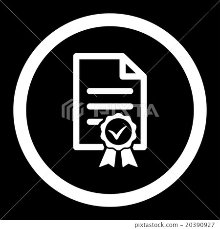 Certified Rounded Vector Icon Certified Rounded Vector Icon 20390927
