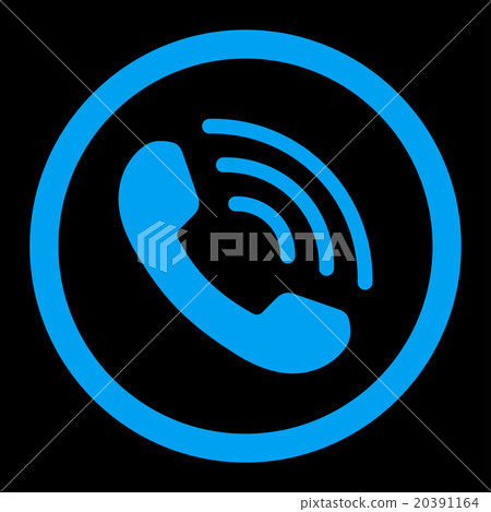 Phone Call Rounded Vector Icon 20391164