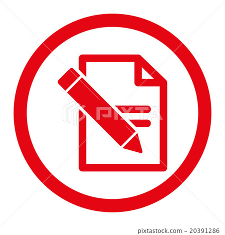 Edit Records Rounded Vector Icon Edit Records Rounded Vector Icon 20391286