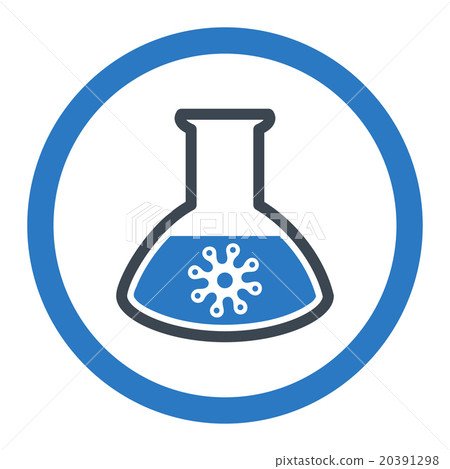 Virus Analysis Rounded Vector Icon 20391298