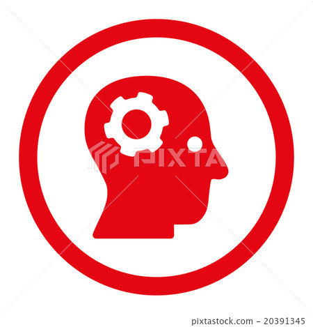 Thinking Rounded Vector Icon - Stock Illustration [20391345] - PIXTA