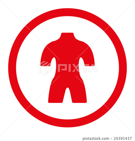 Body Rounded Vector Icon - Stock Illustration [20391437] - PIXTA