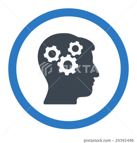 Mind Rounded Vector Icon Mind Rounded Vector Icon 20391496
