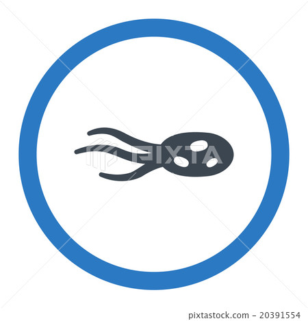 Intrude Microorganism Rounded Vector Icon 20391554