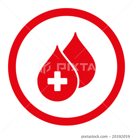Medical Drops Rounded Vector Icon 20392059
