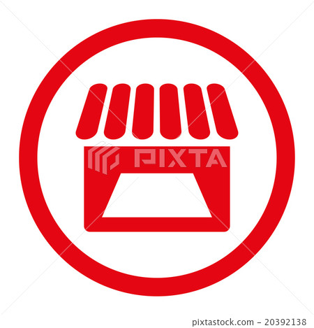 Store Rounded Vector Icon 20392138