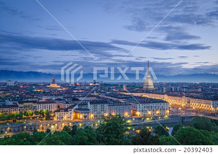 Turin (Torino), high definition panorama 20392403