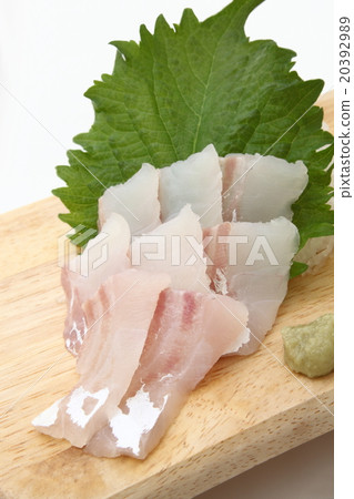 Sea bass sea bass sashimi sashimi belly Japanese food 20392989