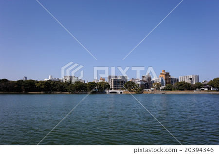 大濠公園和藍天 大濠公園和藍天 20394346