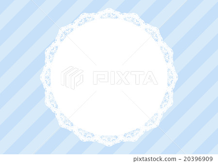 Pastel blue round lace background 20396909