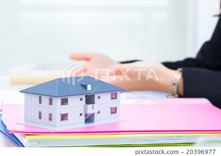 House real estate image Housing rental apartment Housing consultation Building Construction Plastic model Miniature housing consultation 20396977