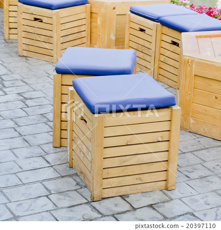 Wooden stool with storage Wooden stool with storage 20397110