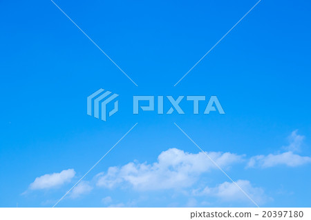 天空覆蓋藍天白色雲彩綜合性背景材料照片材料拷貝空間 20397180