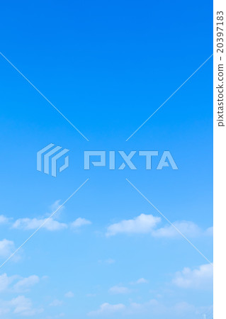 天空覆蓋藍天白色雲彩綜合性背景材料照片材料拷貝空間 20397183