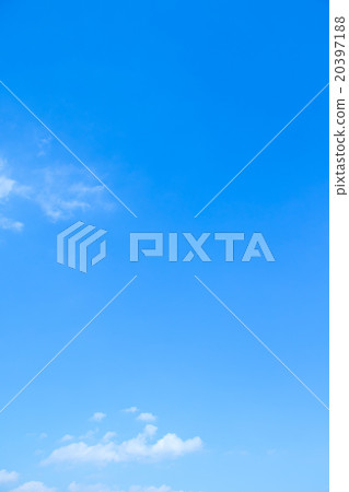天空覆蓋藍天白色雲彩綜合性背景材料照片材料拷貝空間 20397188