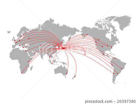 World Map Business Travel 20397380
