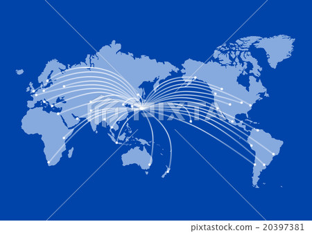 World Map Business Internet 20397381