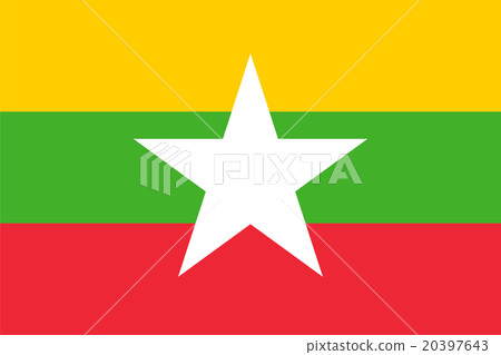 Standard Proportions for Myanmar Flag 20397643