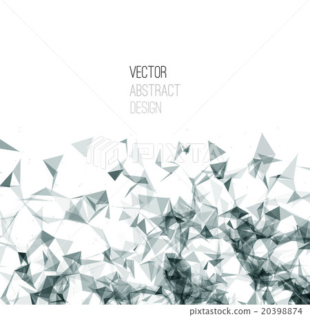 Wireframe mesh polygonal background. Wireframe mesh polygonal background. 20398874