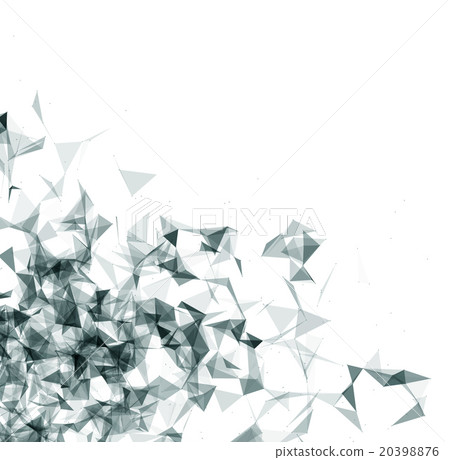Wireframe mesh polygonal background. Wireframe mesh polygonal background. 20398876