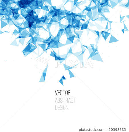 Wireframe mesh polygonal background. Wireframe mesh polygonal background. 20398883