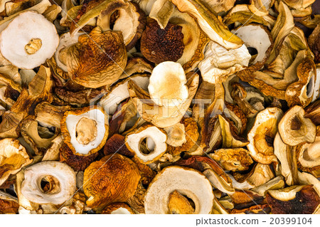 Dried cep mushrooms Dried cep mushrooms 20399104