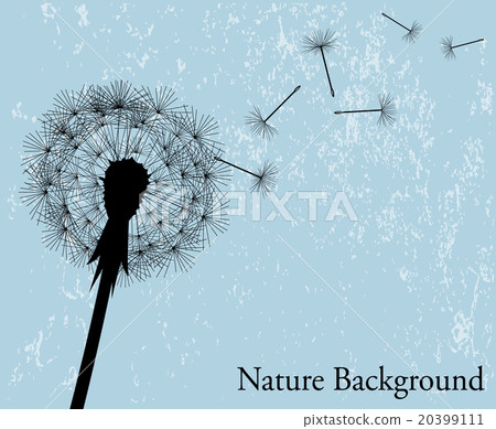 background with dandelion 20399111